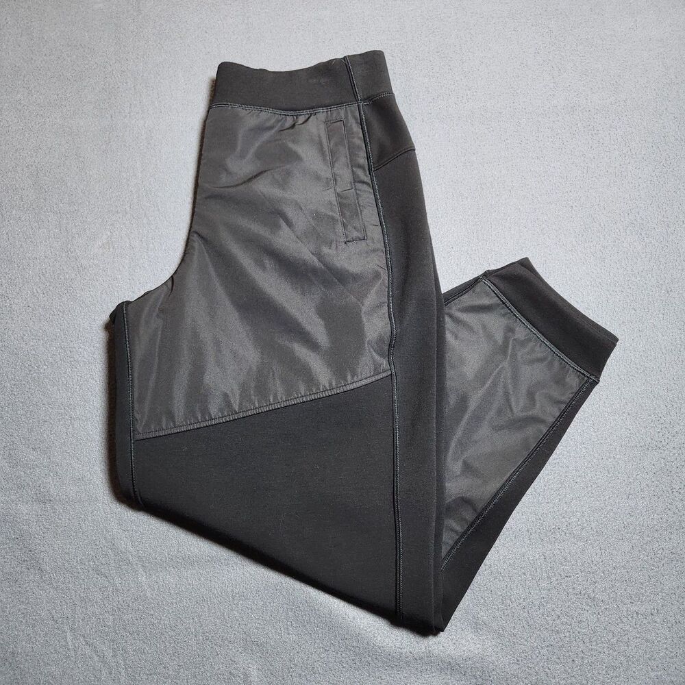 Athleta Hybrid Joggers Women M Black Pull On High Rise Get Set Activewear